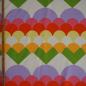 Preview: French Terry Wellen und Bögen bunt